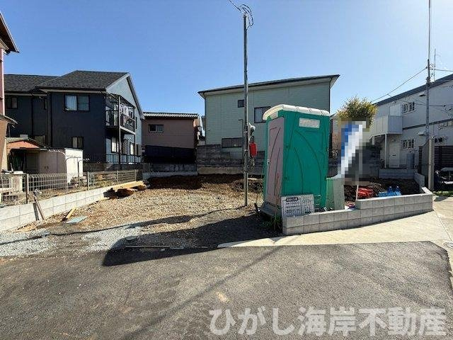 平塚市南原３丁目　新築戸建　の外観|3月5日撮影　建築中　現地外観