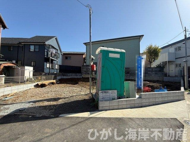 平塚市南原３丁目　新築戸建　の外観|3月5日撮影　建築中　現地外観