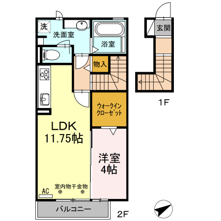 スカイハイツＴＭの間取り