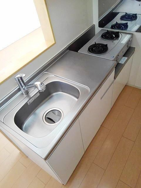 熊本市南区南高江３丁目のアパートのキッチン