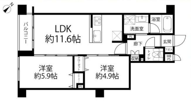 【間取り】 | マイキャッスル小石川