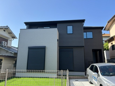 【外観】 | 広陵町１丁目　新築戸建 | 完成しました。是非ご内覧ください。
