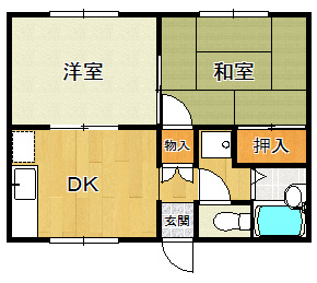 【間取り】 | アーバン錦町
