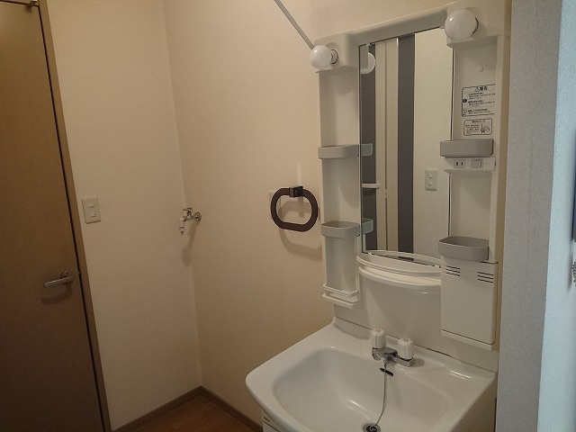 ロゼ・クォーツB棟の洗面所