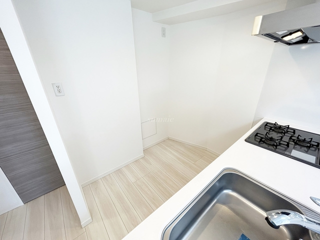 北区神谷１丁目の賃貸マンションのキッチン|冷蔵庫や食器棚を置くスペースです☆