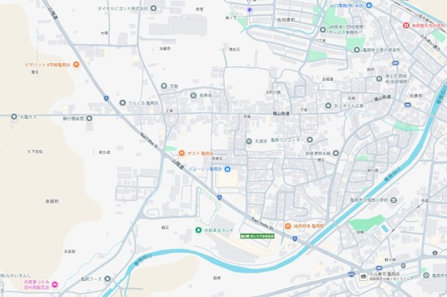 亀岡市余部町天神又　第6期　新築一戸建ての地図