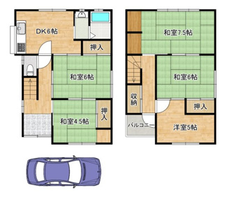【間取り】 | 辻之　中古一戸建