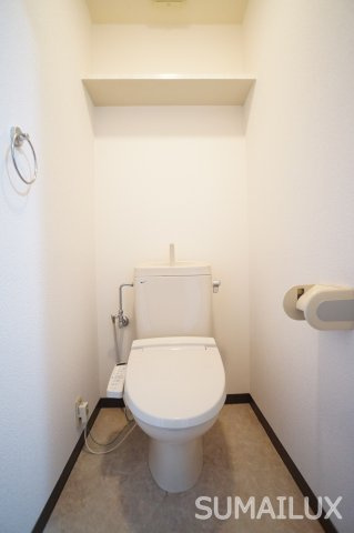 熊本市中央区小沢町の賃貸マンションのトイレ