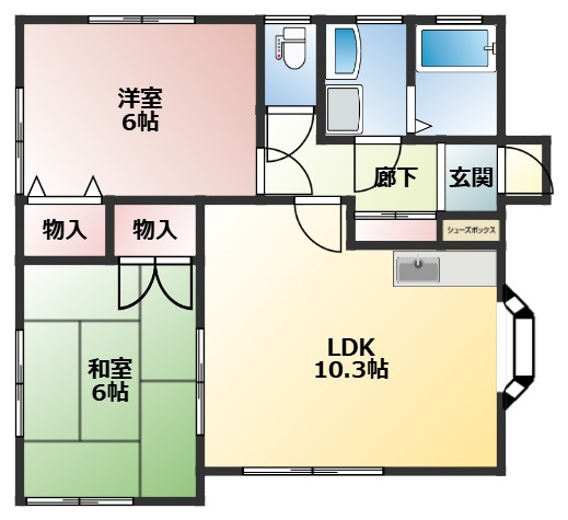 大嶽様戸建ての間取り