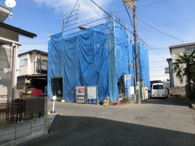 川越市山田　3（4）LDK可変型+カースペース付き　新築戸建ての外観