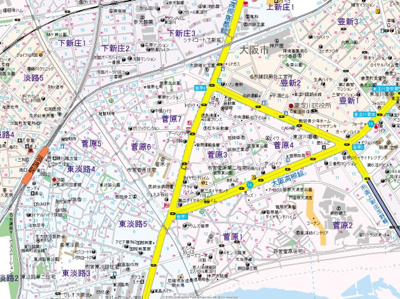 【地図】 | LIVIAZ KITAOSAKA BREZZA