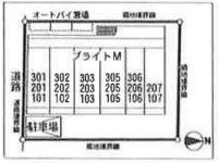 ブライトMの区画図