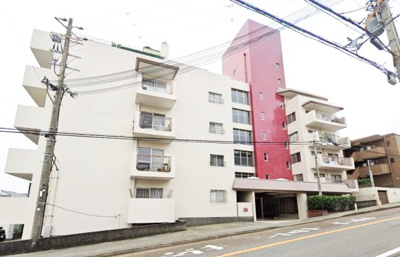 【外観】 | シーアイマンション甲陽園 | 阪急甲陽園駅徒歩7分、バス停目の前で通勤通学に便利。南向き、全居室６帖以上、陽当たりの良い住まい