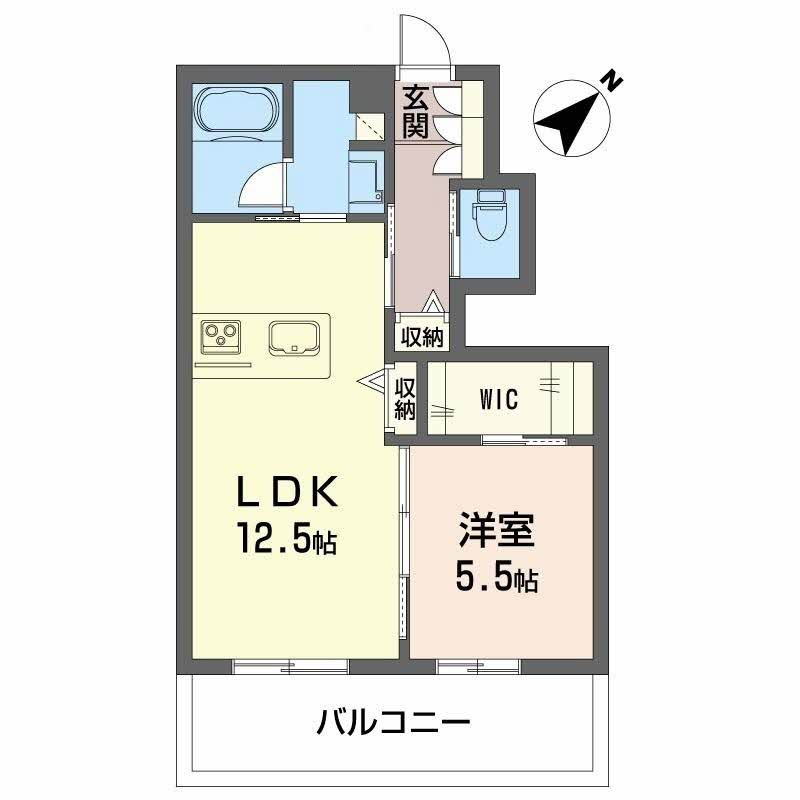 シャーメゾンにしむらの間取り