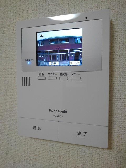 グランヴィア城北のセキュリティ|モニタ付インターホンで安心♪