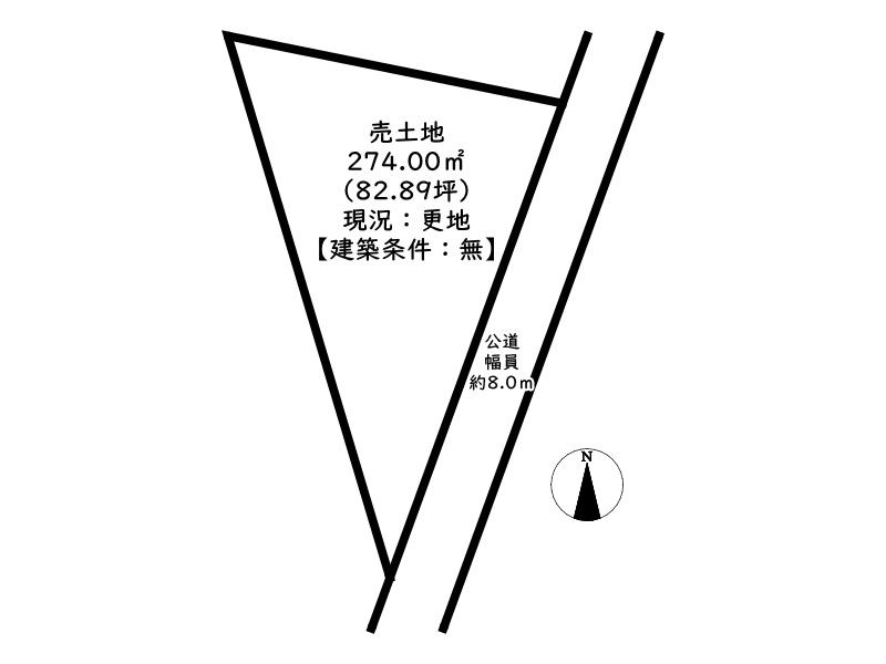 姫路市夢前町前之庄の売地