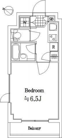 ルーブル新宿西落合伍番館の間取り