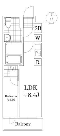 ラフィスタ鷺ノ宮の間取り