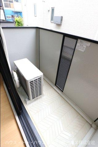 ランセ今谷Ｃのバルコニー