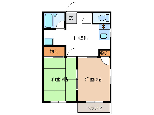 【間取り】 | ラディッシュハイツ