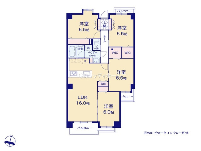 せんげん台サンライトパストラル1番館の間取り
