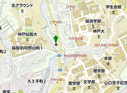 ネバーランド六甲の地図