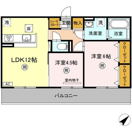 ソフィヤ　コンフォールの間取り