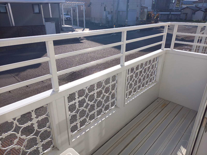 コーポウィステリアのバルコニー