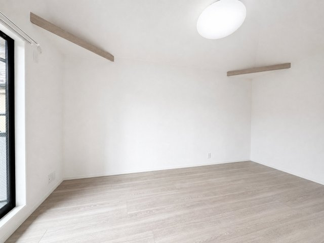 世田谷区祖師谷6丁目の洋室|家族一人ひとりの大切なプライベート空間。自分時間をゆったりと過ごす場所。趣味・感性で個性的に飾って頂けるようシンプルに仕上がっております。