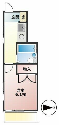 使いが手の良い1Kです。