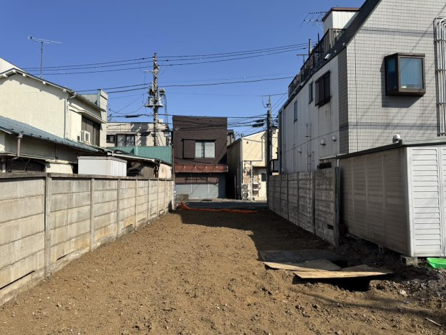 練馬区田柄2丁目　土地32坪×整形地　建築条件付き売地の外観