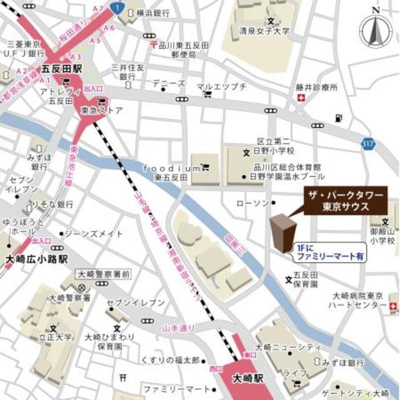 【地図】 | ザ・パークタワー東京サウス