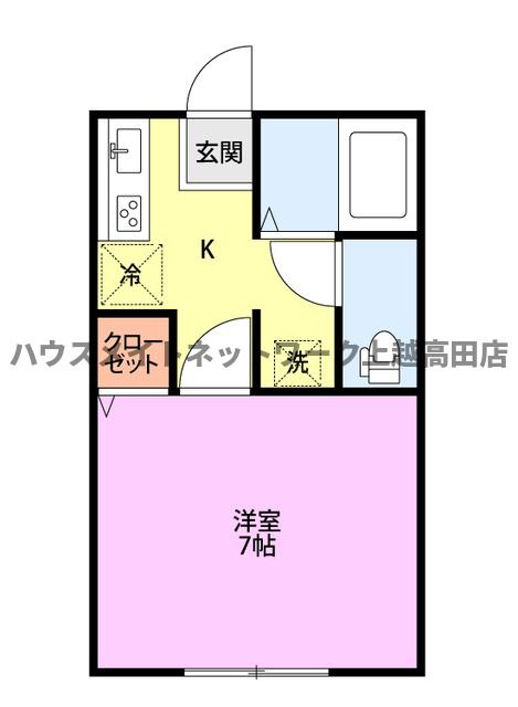 フォレストヒルズＡ棟の間取り|間取図
