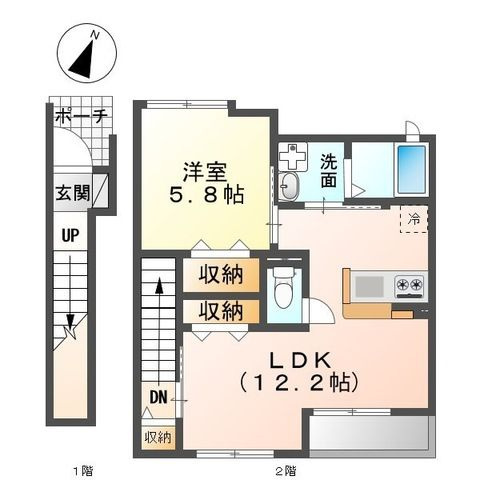 フォレスト庭瀬の間取り