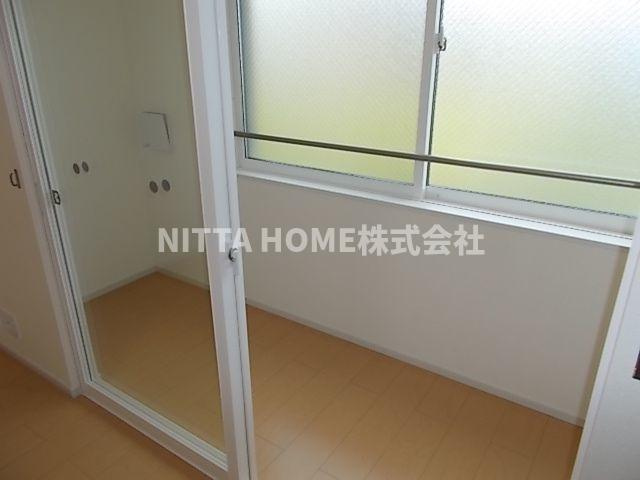 エスポワールＡのバルコニー|サンルームがついています★