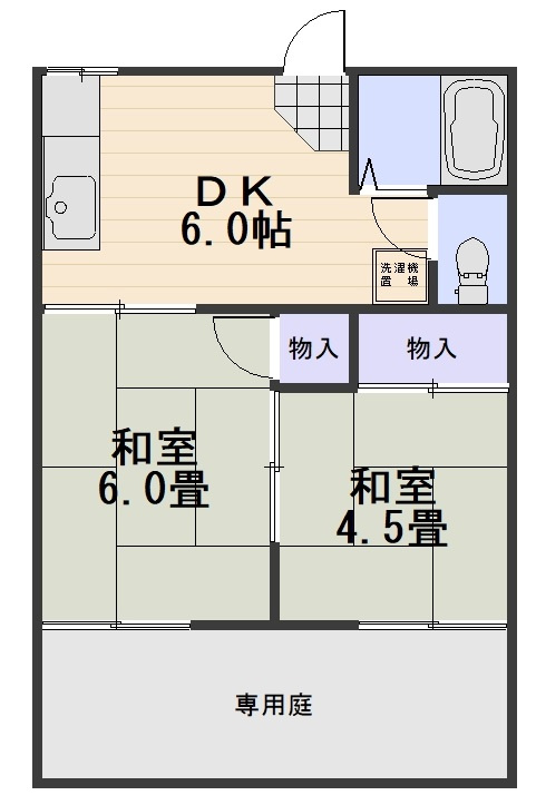 コーポ富士の間取り