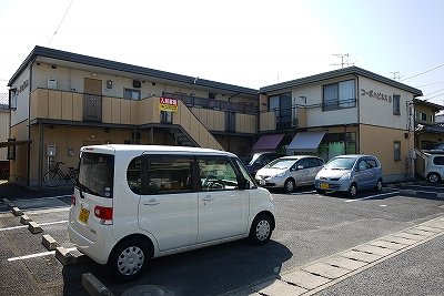 コーポハピネス　A棟の駐車場