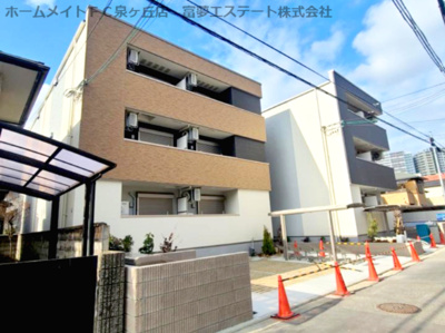 【外観】 | フジパレス堺白鷺Ⅲ番館 | 右：本物件　左：フジパレス堺白鷺Ⅴ番館