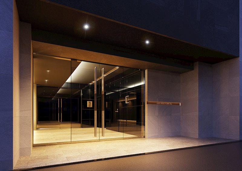 AXAS西大島sta.のエントランス