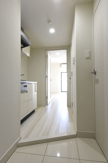 AXAS西大島sta.の玄関