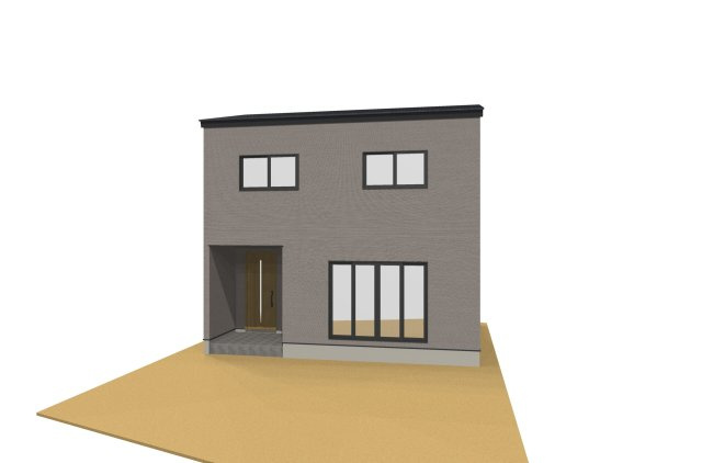 【外観パース】 | 高知市福井町／Ｅ号地