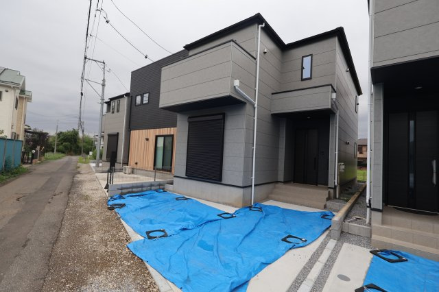 《仲介手数料無料》緑区大字三室1553-1新築一戸建てケイアイクラフトピットの外観|撮影日 2026年9月10日 16:00 曇り