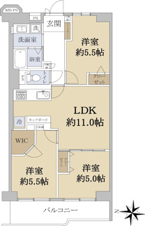 【間取り】 | ユニハイム甲子園口