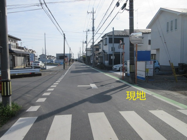 【仲介手数料無料】新築戸建　熊谷市末広4-2-3（全1棟）の前面道路含む現地写真