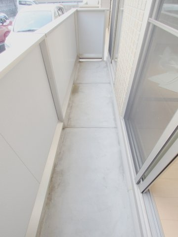 広島市安佐南区上安１丁目のアパートのバルコニー