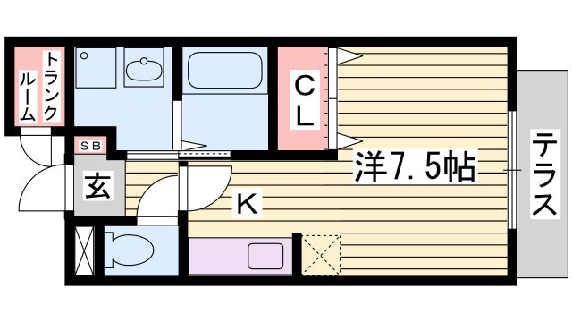 ヴェルロール西今宿の間取り