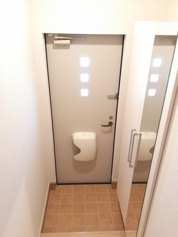 ノースパークＡの玄関