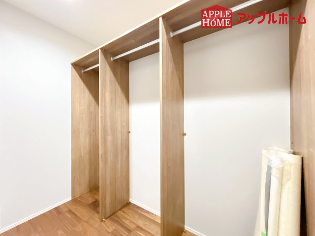 [新築住宅] さいたま市北区盆栽町 全2邸の収納|居室は全室収納あり！たっぷりある収納活用でお部屋もキレイを保てます♪