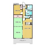 ネオハイツ鳥取の間取り
