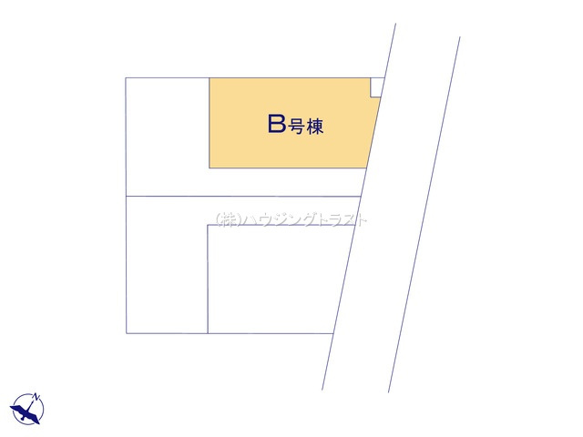 仲介手数料無料　ハートフルタウン 所沢市東所沢３丁目　全４棟の区画図